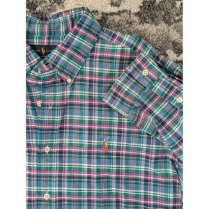 Polo Ralph Lauren Long Sleeve Button Shirt Mens XL Plaid Classic Fit